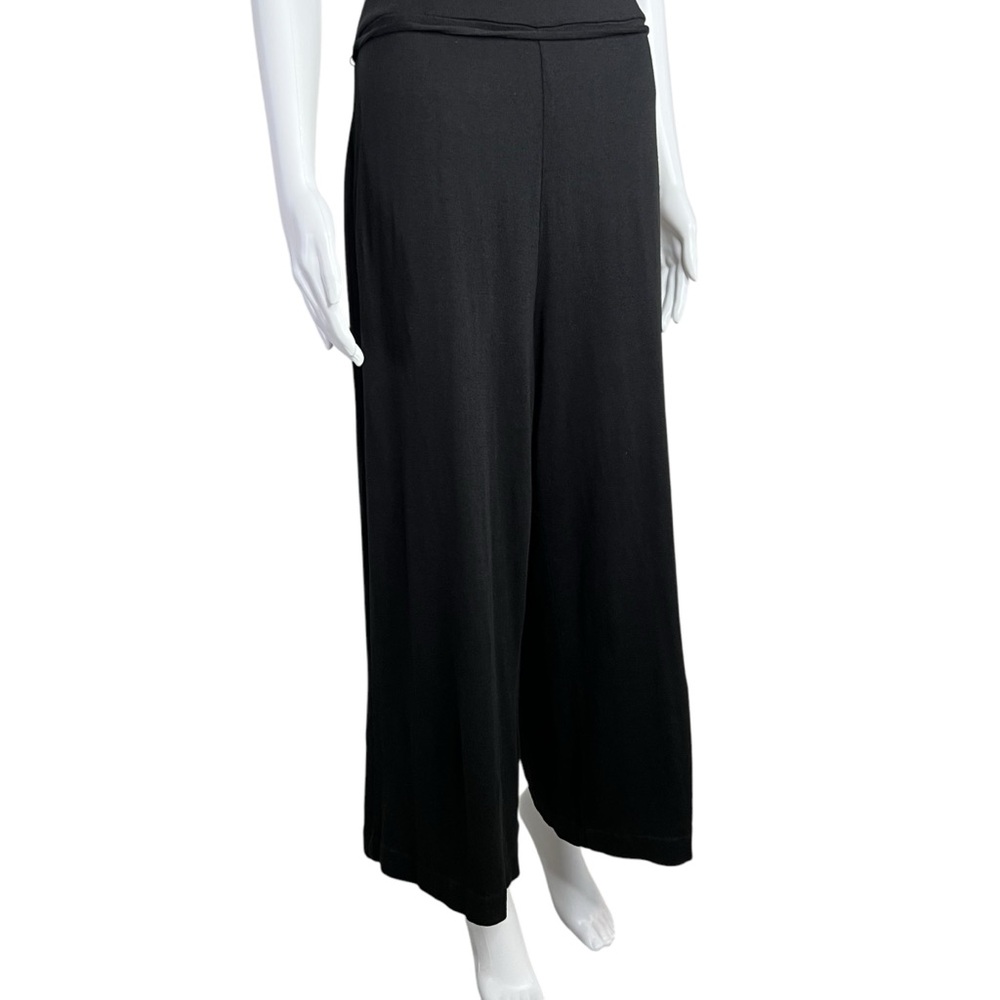 Vince Cropped Belted Stretch-cotton Halterneck Jumpsuit L - Picture 4 of 8